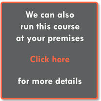 we can run this course at your premises